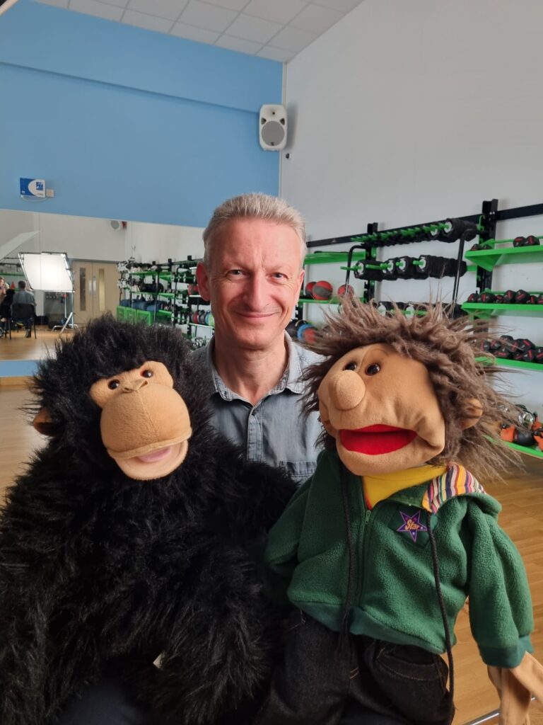 Tony and Friends in the gym